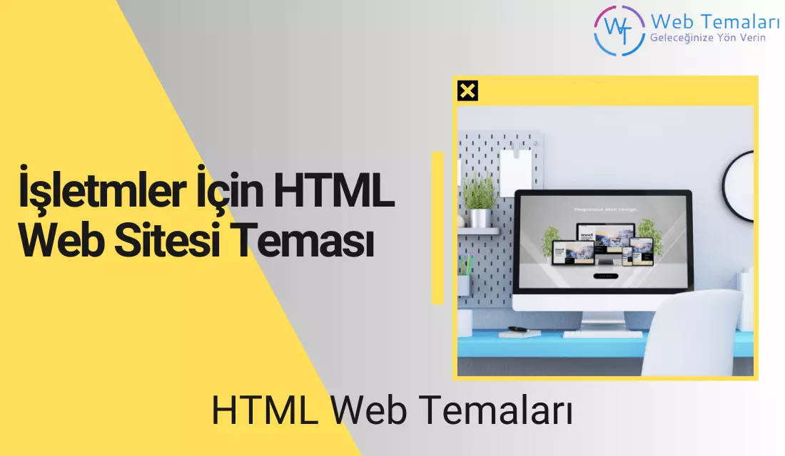 İşletmler İçin HTML Web Sitesi Teması