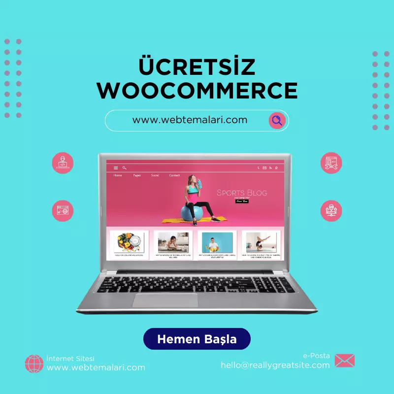 Ücretsiz WooCommerce Web Sitesi